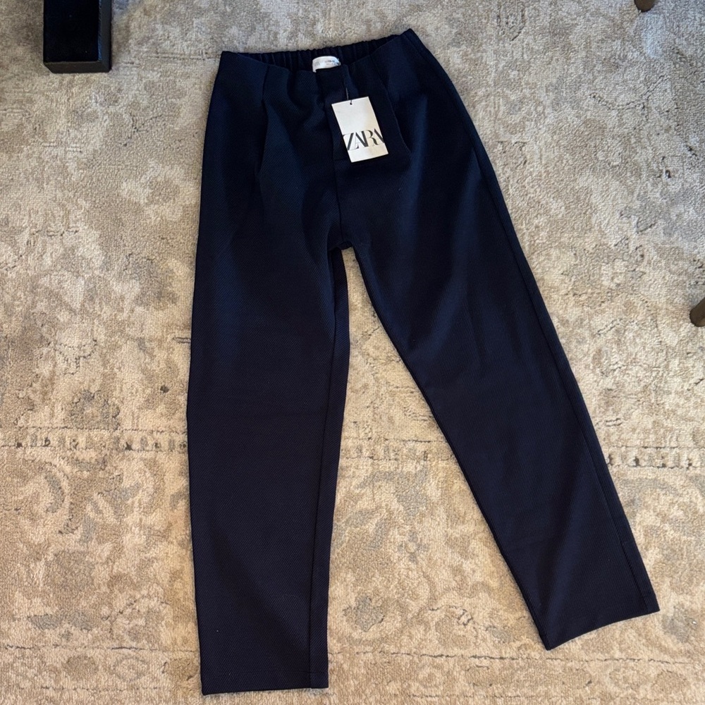 Zara Kids Dark Blue Trouser Pants